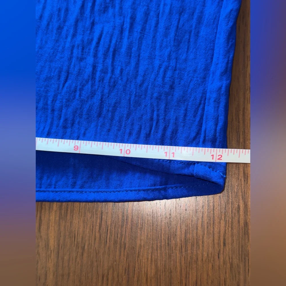 Susan Graver Electric Blue Wide-Leg Pants - Picture 6 of 14